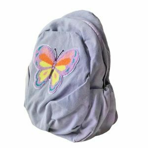 youthful butterfly lavender backpack   trendy & unique style 1713