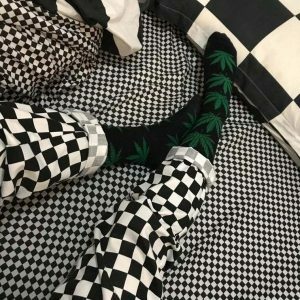 youthful checker pants   streetwear with a retro twist 7287