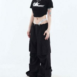 youthful chemistry aesthetic cargo pants   streetwear icon 1640