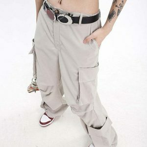 youthful chemistry aesthetic cargo pants   streetwear icon 5404