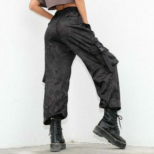 youthful chinese dragon cargo pants streetwear icon 7962