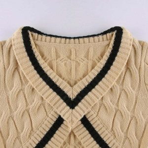 youthful coffee cream cropped sweater chic & cozy style 6910