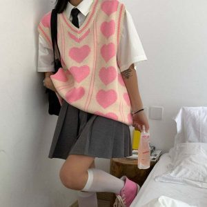 youthful crafted heart vest teen fashion icon 2350
