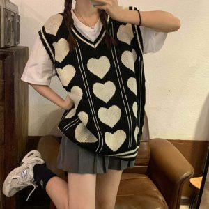 youthful crafted heart vest teen fashion icon 5082