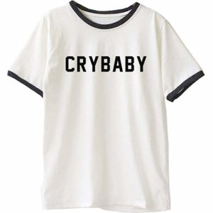 youthful crybaby graphic tee   iconic & trendy style 1862