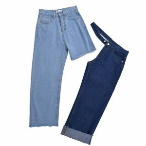 youthful double agent colorblock jeans   trendy streetwear 7630