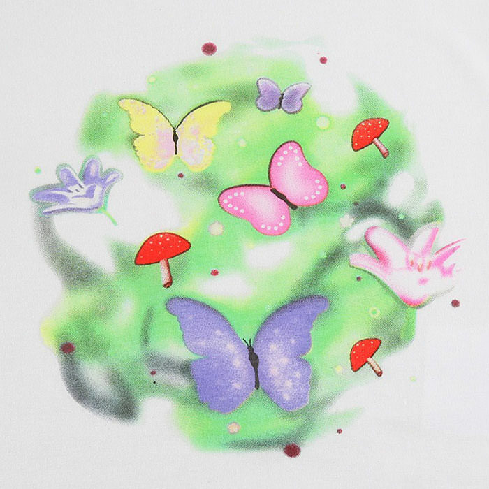 youthful fairy garden crop top   chic & vibrant style 3952