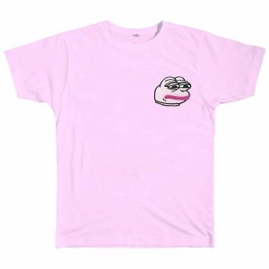 youthful feelz bad face tee pink   trendy & expressive 8876
