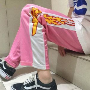 youthful flames pants   dynamic streetwear & y2k vibe 5819