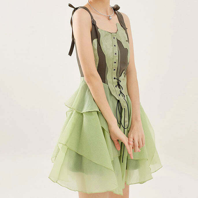 youthful forest fairy mini dress enchanted & chic style 5002