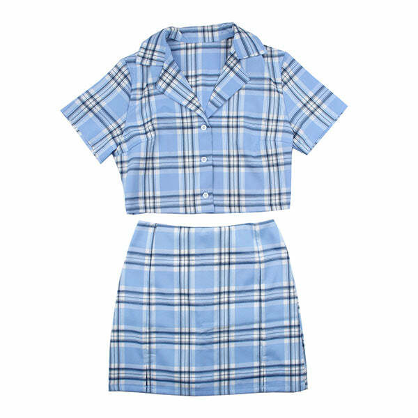 youthful good manners co ord top & skirt chic ensemble 6544