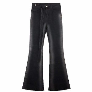 youthful gradient skinny flare jeans   retro vibes & sleek fit 3715