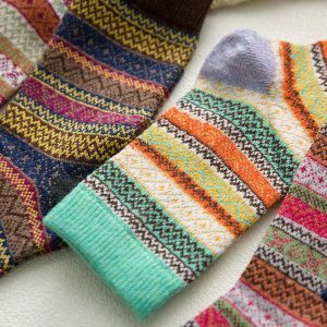 youthful grandma aesthetic socks pack cozy & quirky 2456