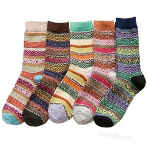 youthful grandma aesthetic socks pack cozy & quirky 7809