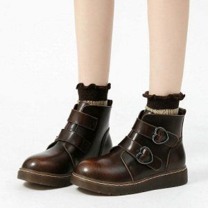 youthful heart buckle boots teen crafted style 5471
