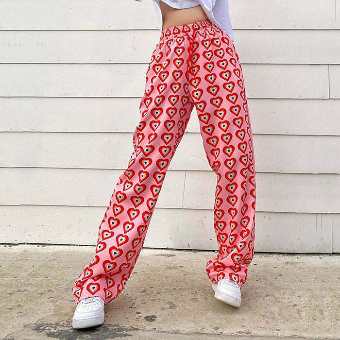 youthful heartbreaker wide pants sleek & bold design 3343