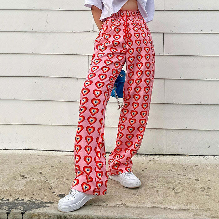 youthful heartbreaker wide pants sleek & bold design 5206