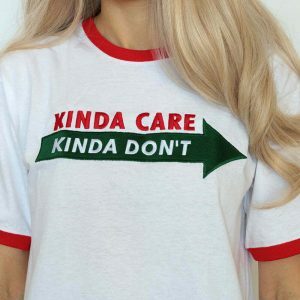 youthful kinda care tee   bold statement & comfort fit 6178