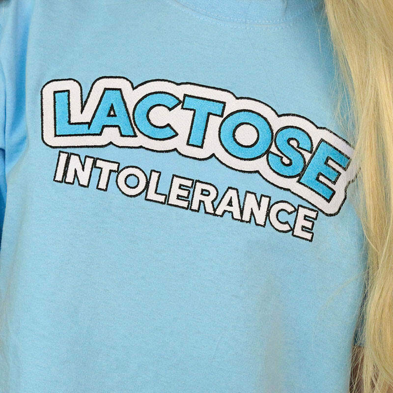 youthful lactose intolerance tee   quirky & bold design 1441