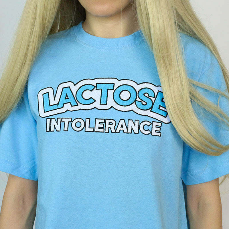 youthful lactose intolerance tee   quirky & bold design 4199