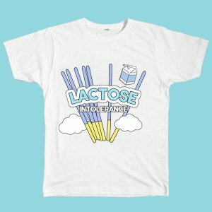 youthful lactose intolerance tee   quirky & bold statement 2340