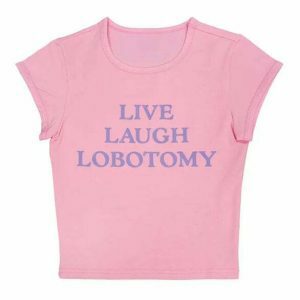 youthful live laugh baby tee   chic & playful design 7168