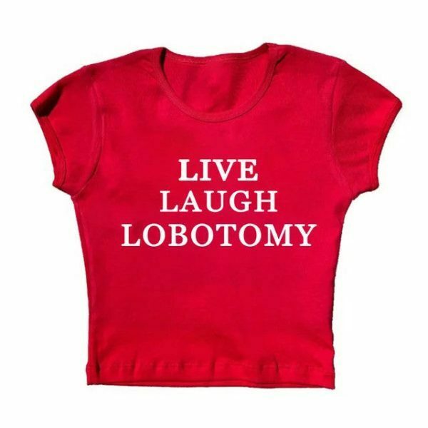 youthful live laugh baby tee   chic & playful design 7678