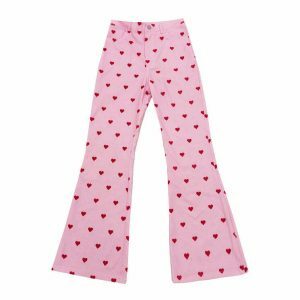 youthful love bites flare trousers   chic & retro streetwear 4155