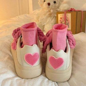 youthful love bloom chunky sneakers   streetwear icon 6535