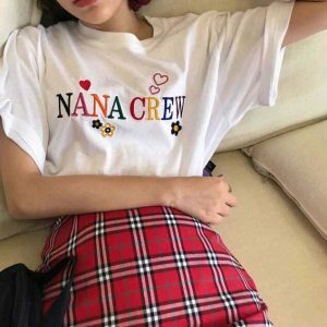 youthful nana crew t shirt iconic streetwear design 4554