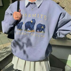 youthful nevada bear sweatshirt   iconic & cozy streetwear 5783