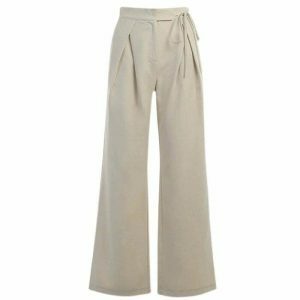 youthful old money wide pants   sleek & timeless style 3620