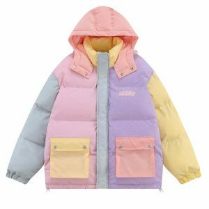 youthful pastel jacket soft girl aesthetic & chic 2529