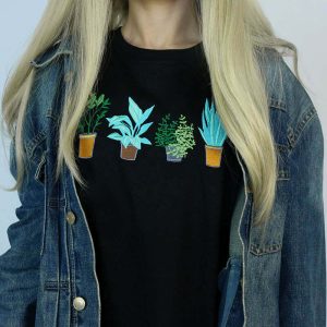 youthful plants are friends tee eco friendly & trendy 6683