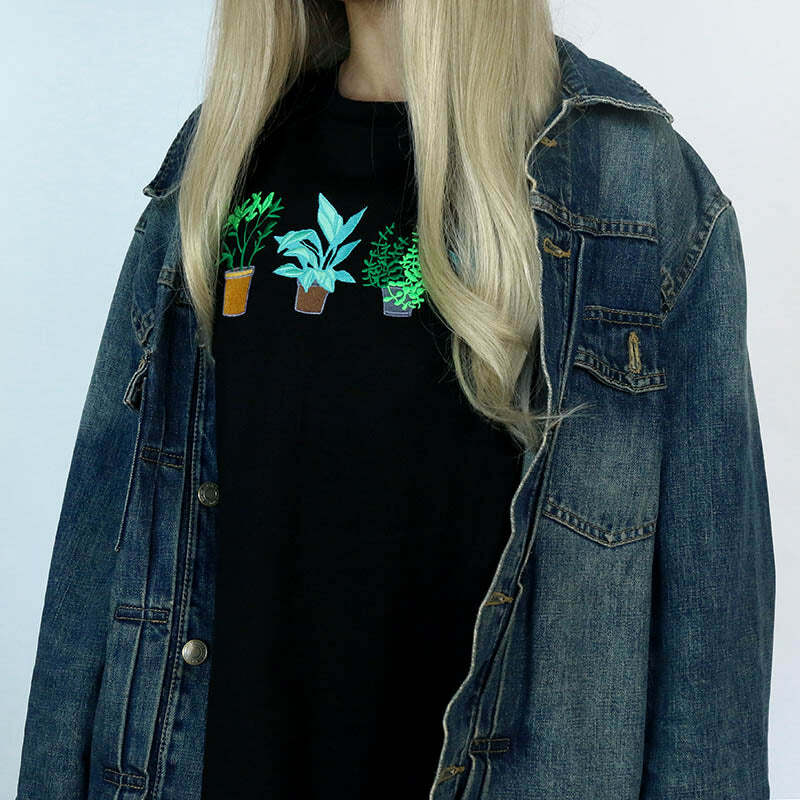 youthful plants are friends tee eco friendly & trendy 7595