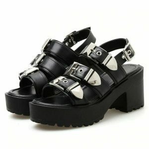 youthful pocket money buckle sandals streetwise & sleek 1657