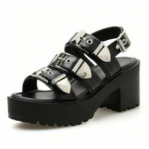 youthful pocket money buckle sandals streetwise & sleek 8335