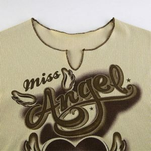 youthful ribbed top by miss angel   sleek & chic design 3440