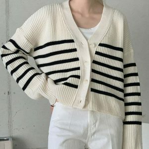 youthful self made striped cardigan   trendy & crafted 2094