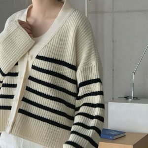 youthful self made striped cardigan   trendy & crafted 2984