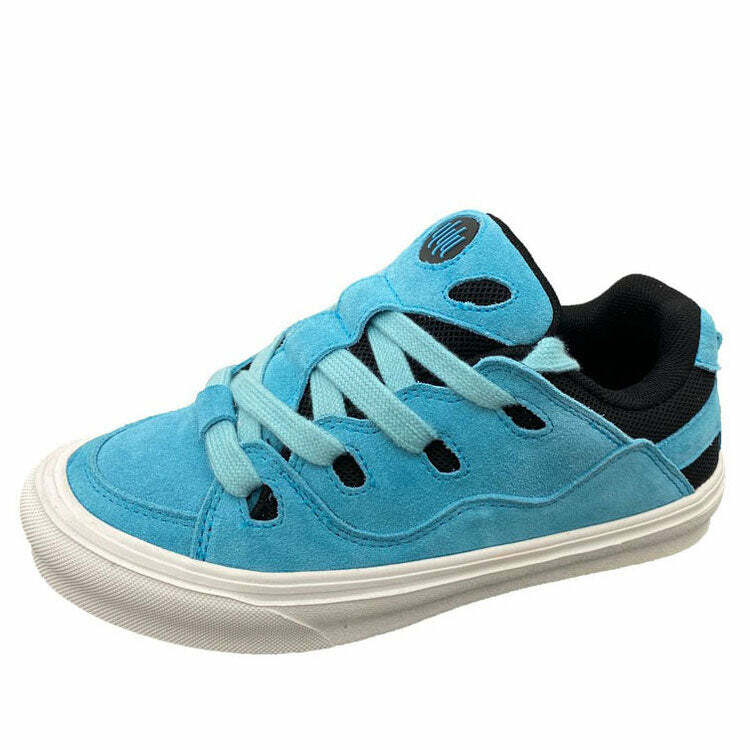 youthful skater blue sneakers   streetwear icon 4170