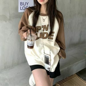 youthful slip n slide sweatshirt dynamic streetwear appeal 4160