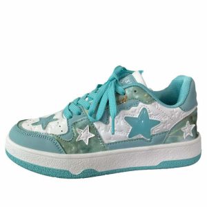 youthful star child sky blue sneakers   trendy & vibrant 6041