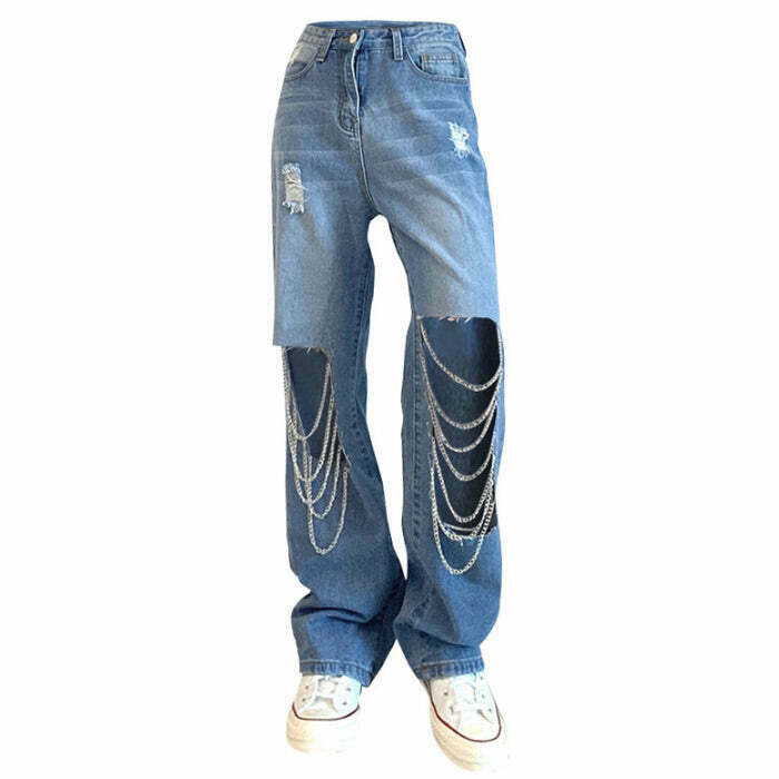 youthful steady ridin' ripped jeans urban trendsetter 5180