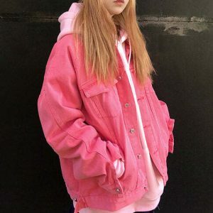 youthful strawberry milkshake jacket   retro vibes & chic style 5157