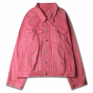 youthful strawberry milkshake jacket   retro vibes & chic style 6447