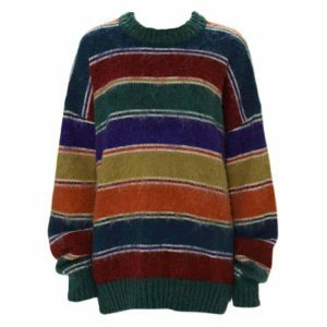 youthful striped sweater teen dream design 4843
