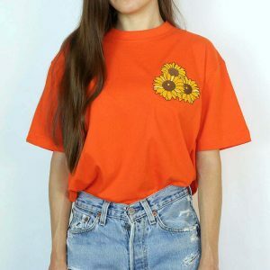 youthful sunflower tee vibrant & chic summer style 3806