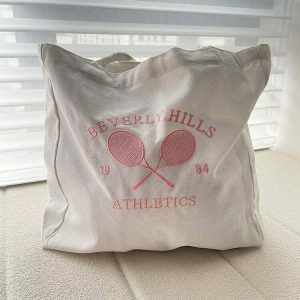 youthful tennis club tote bag   chic & sporty accessory 6420