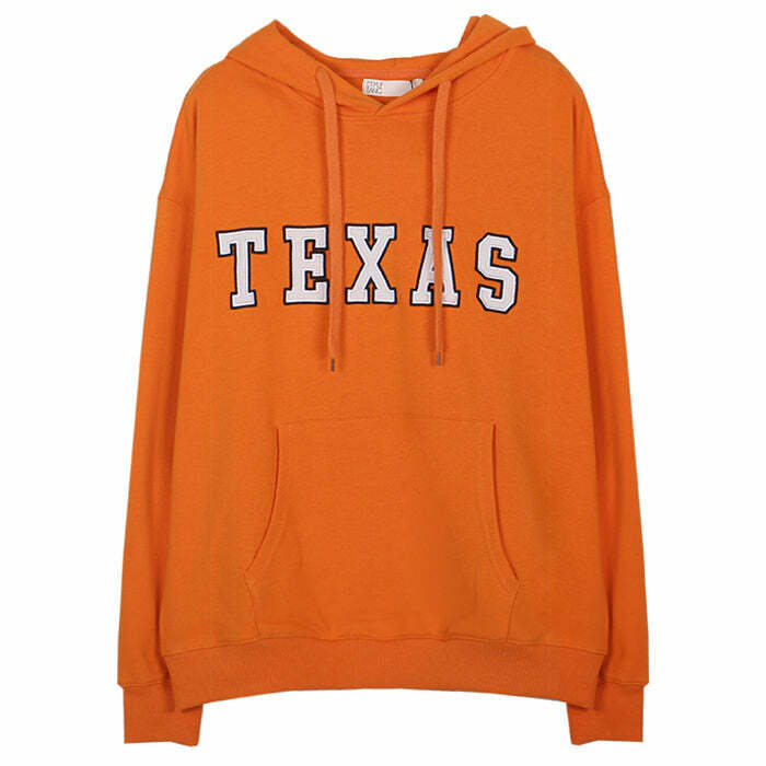 youthful texas embroidery hoodie aesthetic & chic 3509